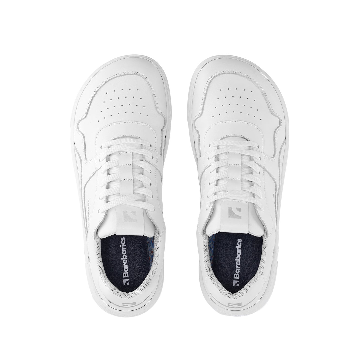 Barefoot Sneakers Barebarics Zing - All White - Leather 5 OzBarefoot Australia