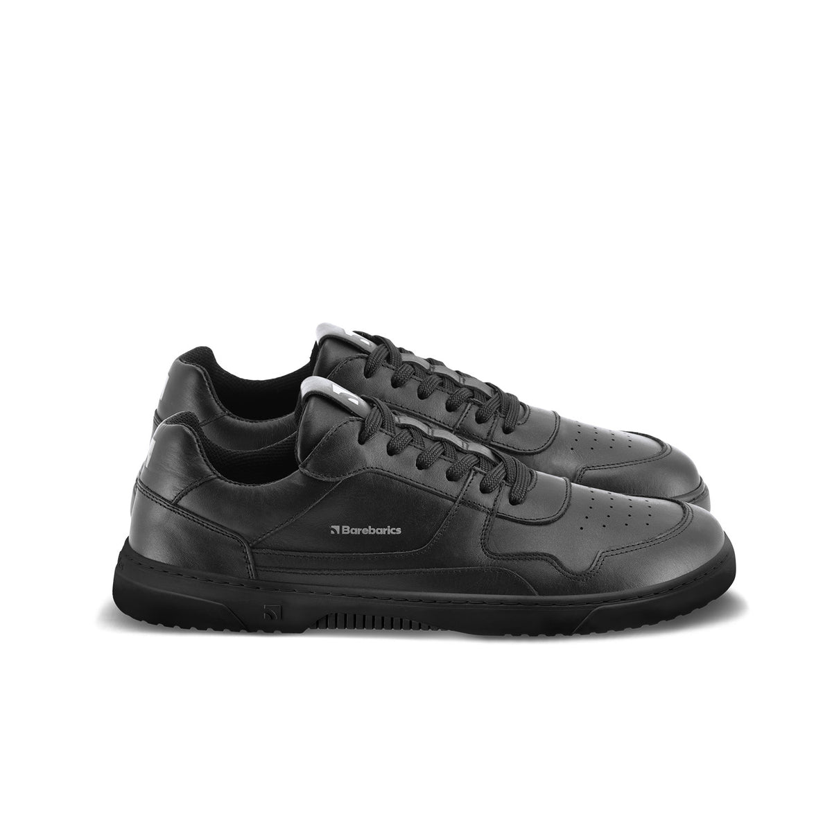 Barefoot Sneakers Barebarics Zing - Black - Leather 3 OzBarefoot Australia