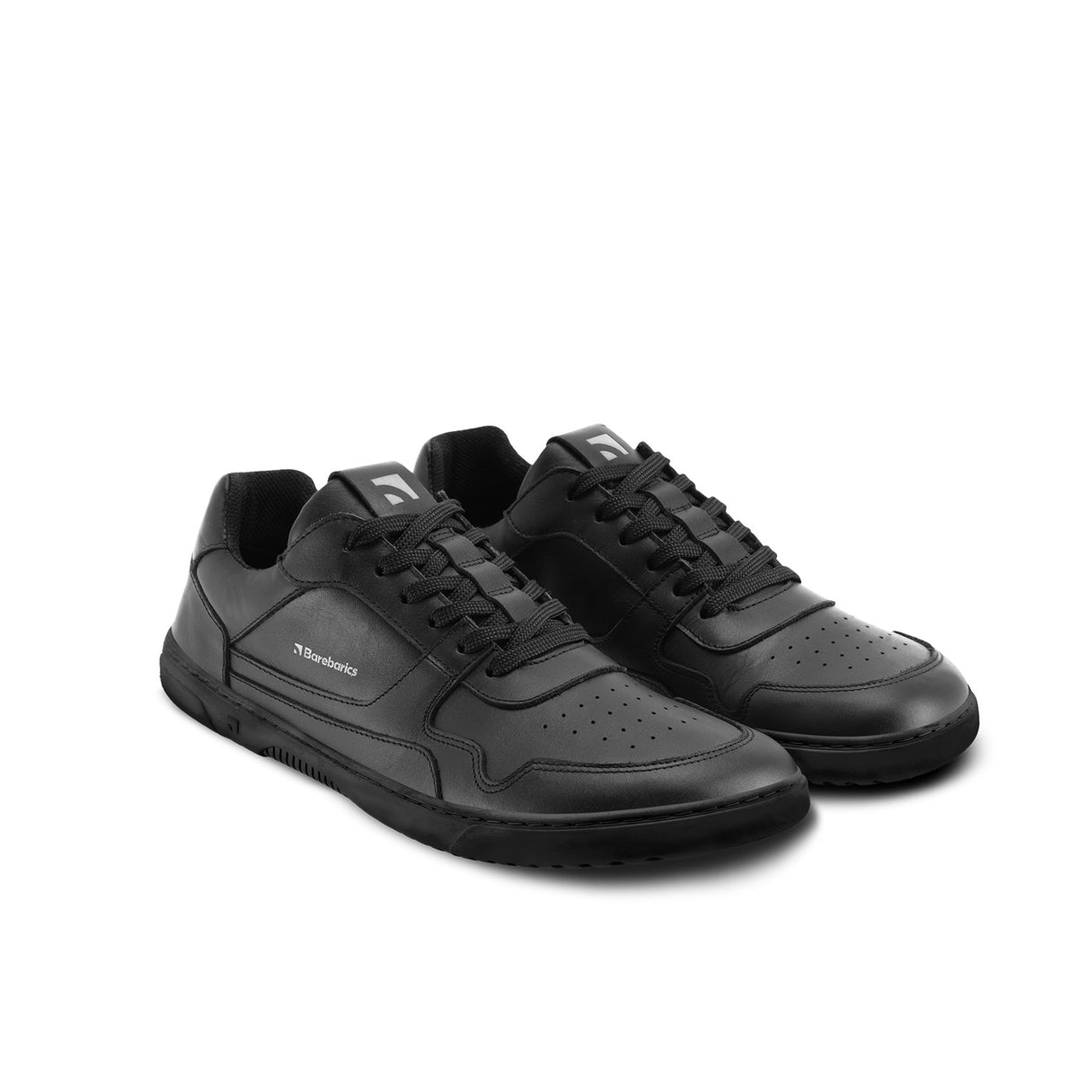 Barefoot Sneakers Barebarics Zing - Black - Leather 4 OzBarefoot Australia