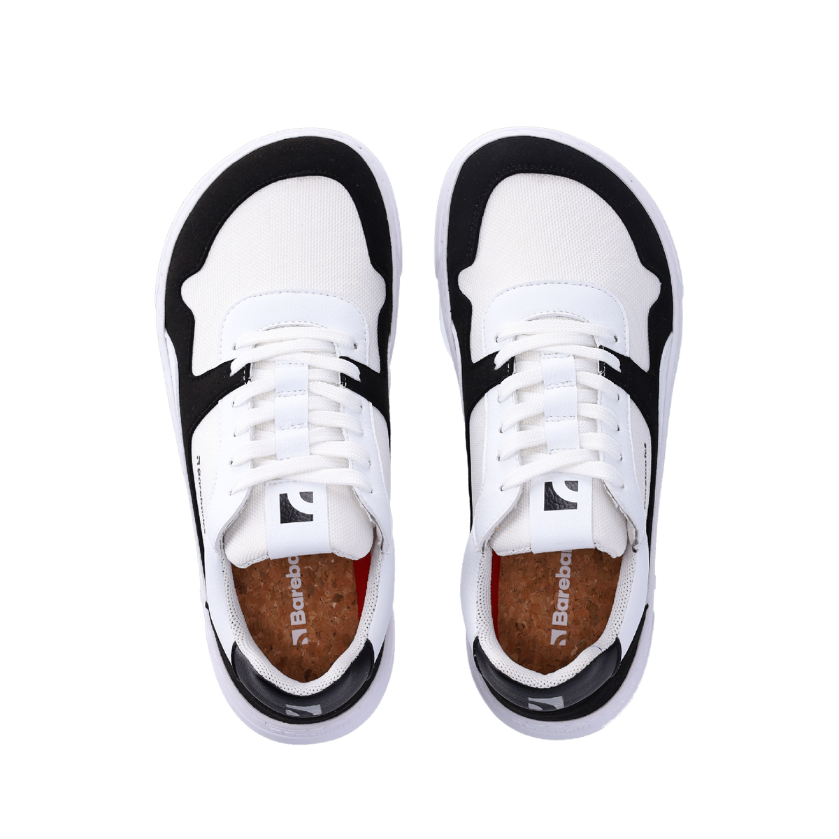 Barefoot Sneakers Barebarics - Zing - White & Black 7 OzBarefoot Australia