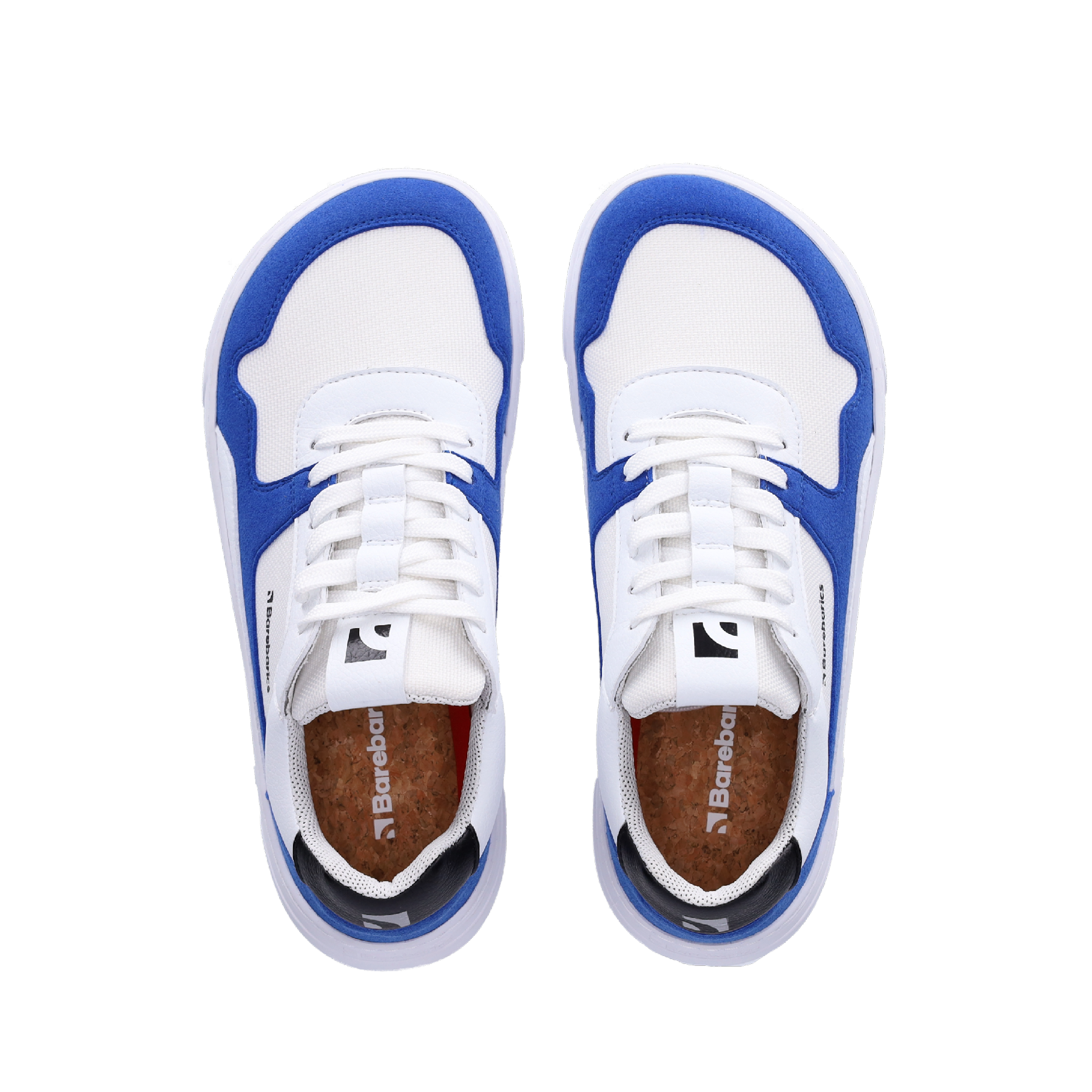 Barefoot Sneakers Barebarics - Zing - White & Blue 11 OzBarefoot Australia