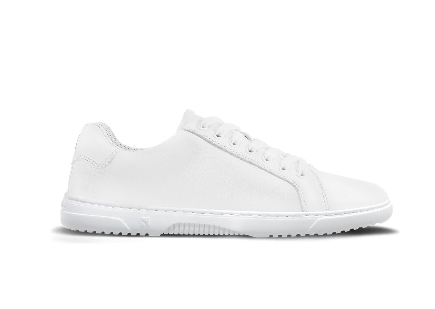 Barefoot Sneakers Barebarics Zoom - All White - Leather 1 OzBarefoot Australia
