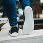 Barefoot Sneakers - Be Lenka Champ 3.0 - Black & White 5 OzBarefoot Australia