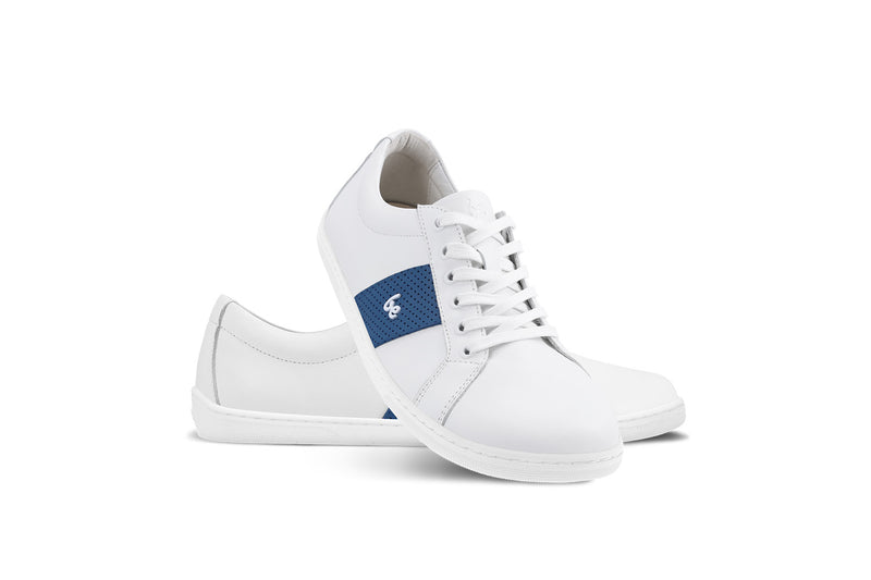 Barefoot Sneakers Be Lenka Elite - White & Dark Blue 2  - OzBarefoot