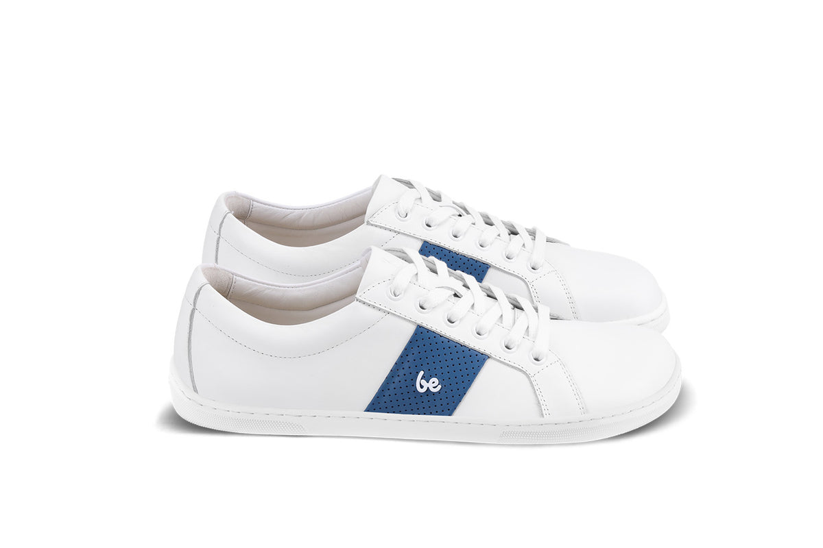 Barefoot Sneakers Be Lenka Elite - White & Dark Blue 3  - OzBarefoot