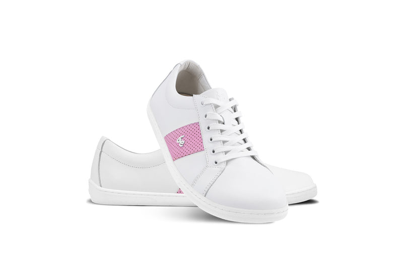 Barefoot Sneakers Be Lenka Elite - White & Pink 2  - OzBarefoot