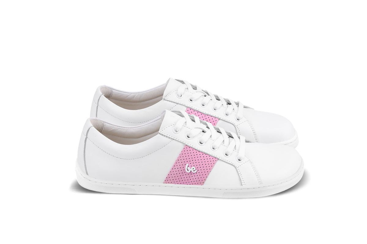 Barefoot Sneakers Be Lenka Elite - White & Pink 3  - OzBarefoot