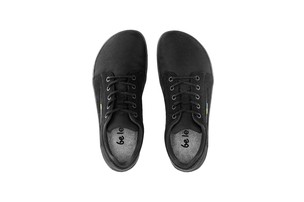 Barefoot Sneakers - Be Lenka Whiz - All Black 5 OzBarefoot Australia