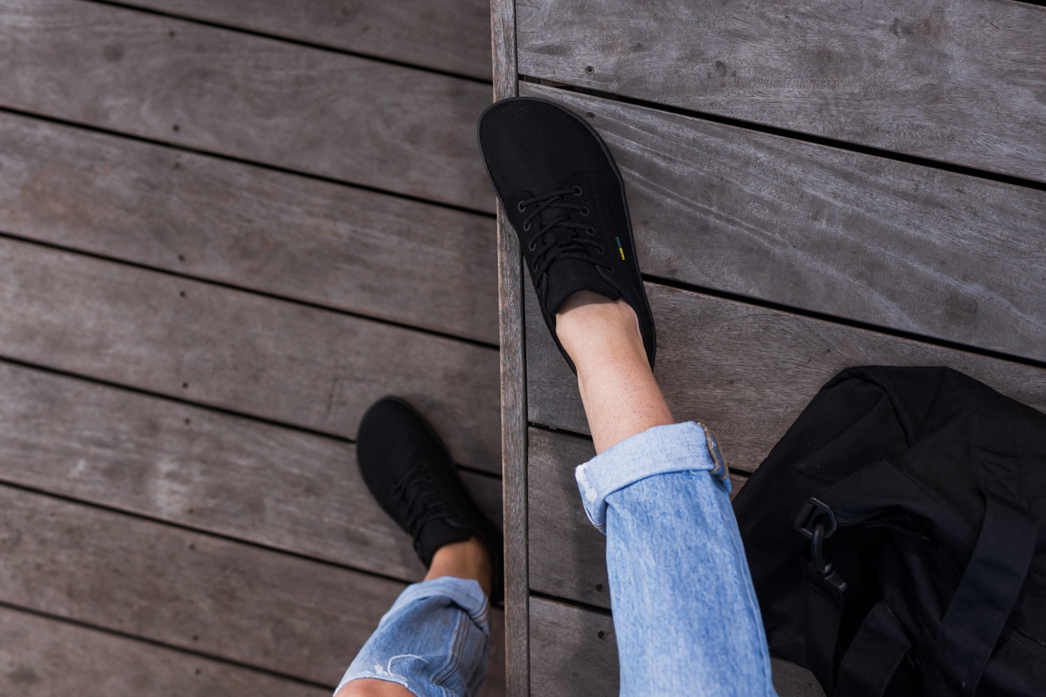 Barefoot Sneakers - Be Lenka Whiz - All Black 9 OzBarefoot Australia
