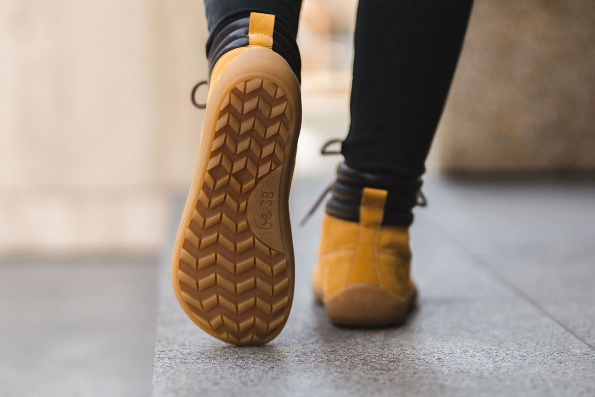 Barefoot Boots Be Lenka Nevada - Mustard 11 OzBarefoot Australia