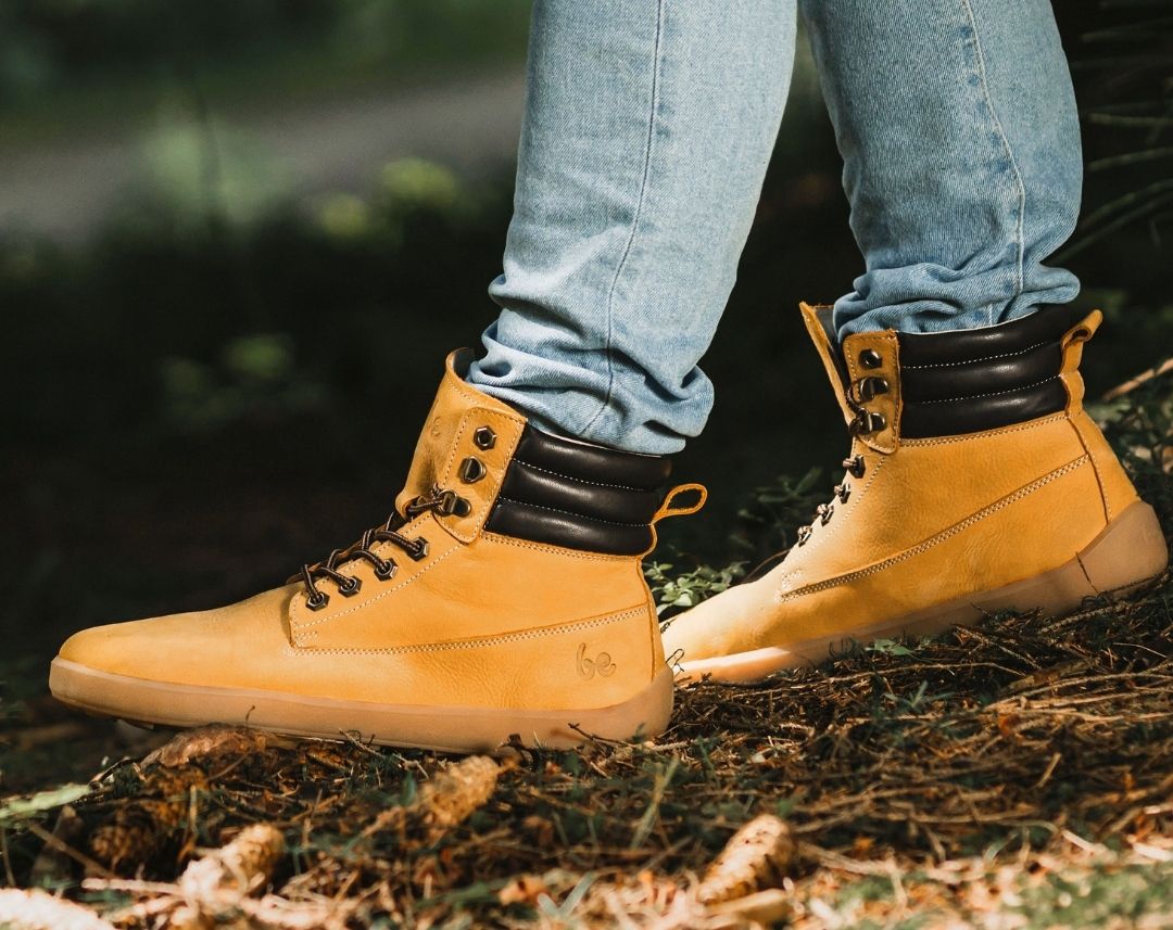 Barefoot Boots Be Lenka Nevada - Mustard 2 OzBarefoot Australia