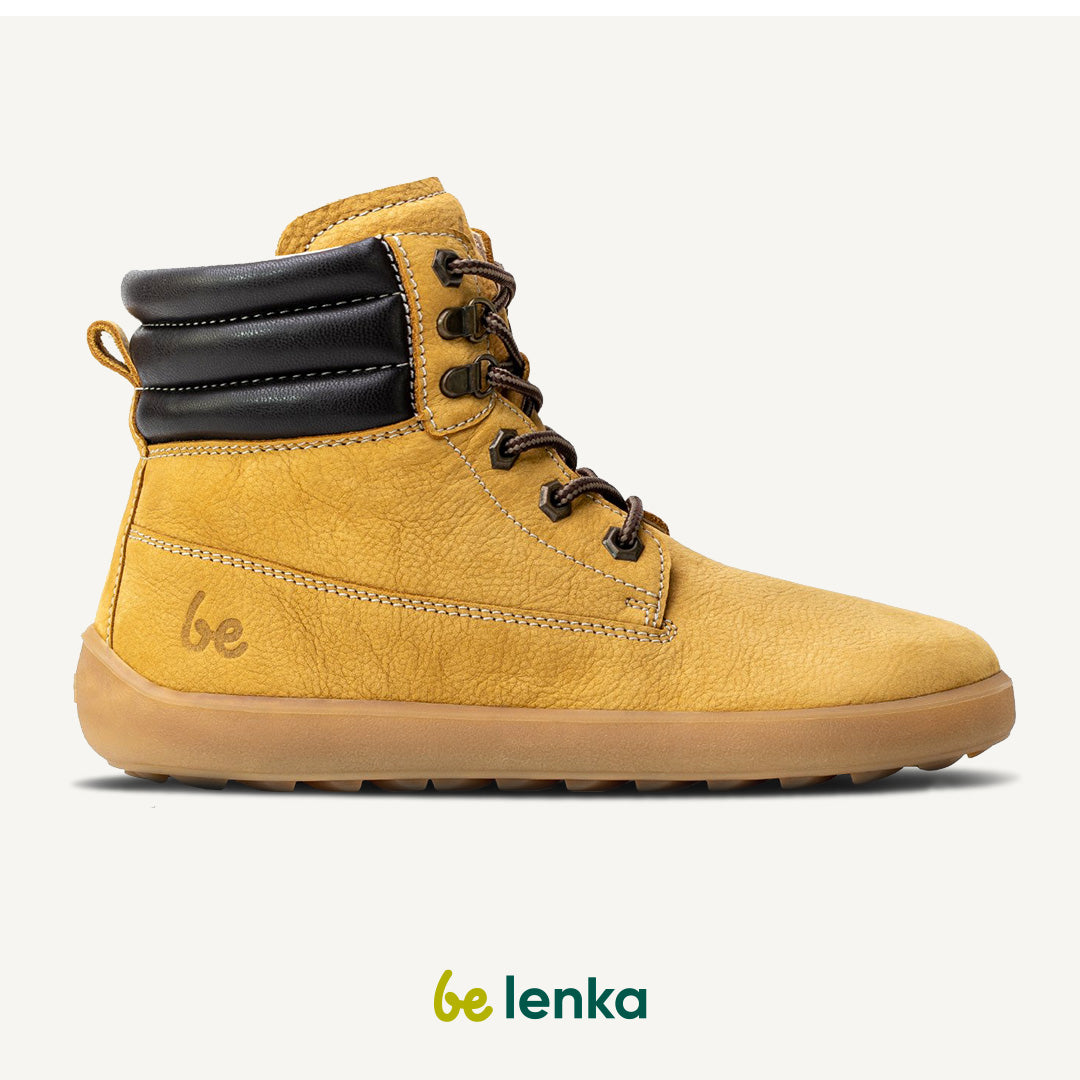 Barefoot Boots Be Lenka Nevada - Mustard 3 OzBarefoot Australia