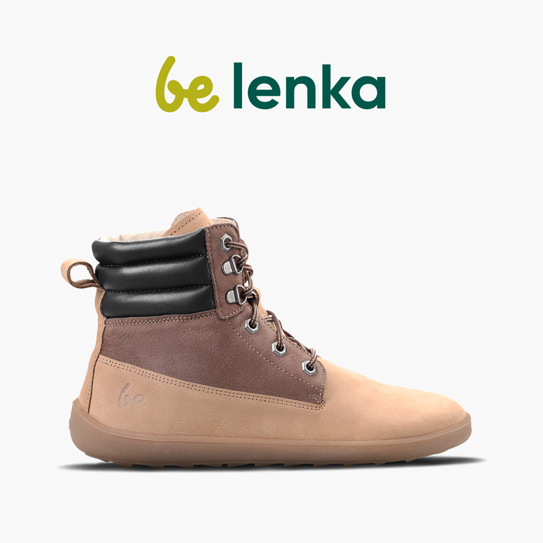 Barefoot Boots Be Lenka Nevada Neo - Sand & Dark Brown 12 OzBarefoot Australia
