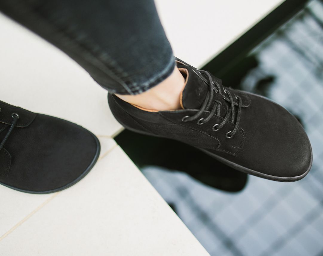 Barefoot Shoes - Be Lenka - Synergy - All Black 3 OzBarefoot Australia