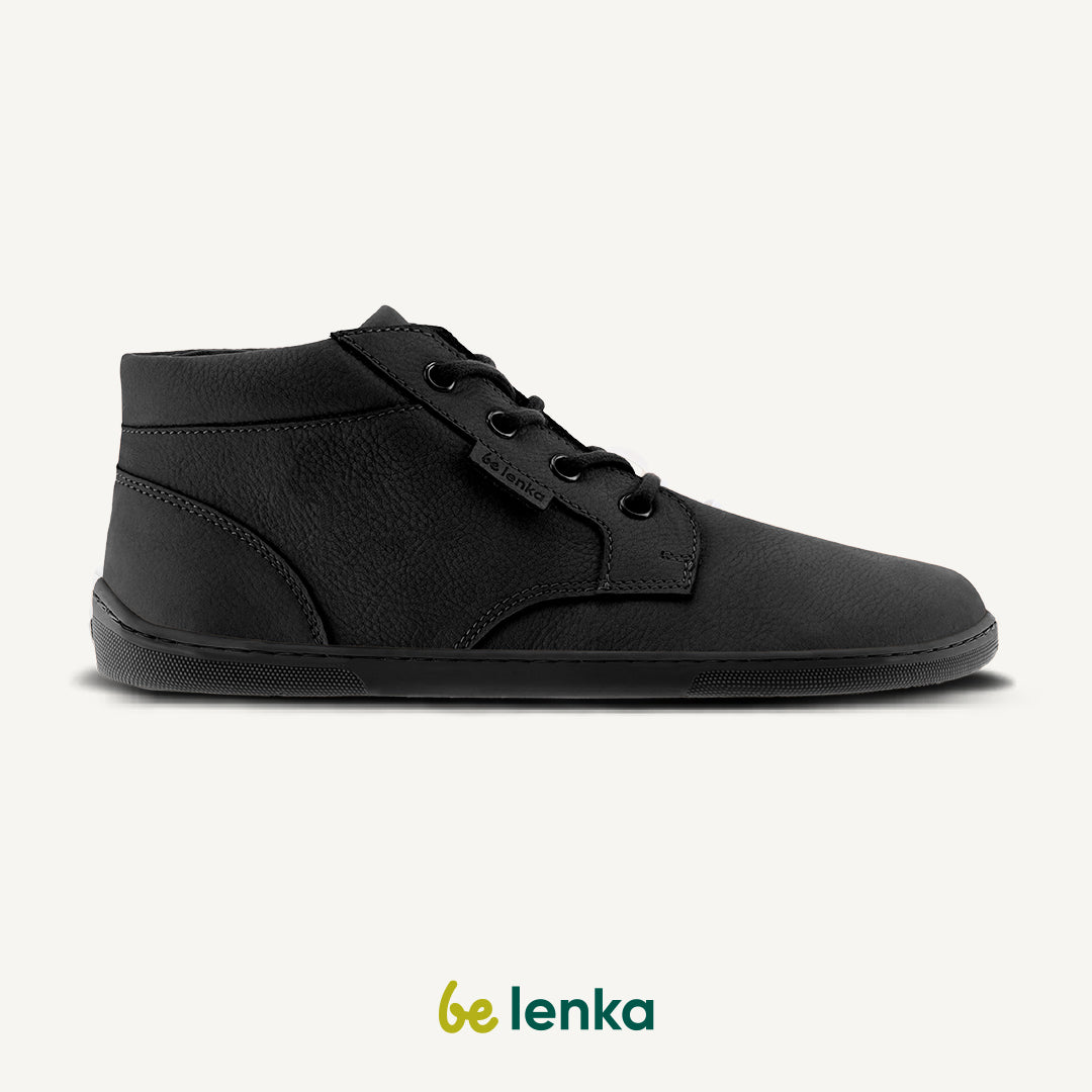 Barefoot Shoes - Be Lenka - Synergy - All Black 4 OzBarefoot Australia