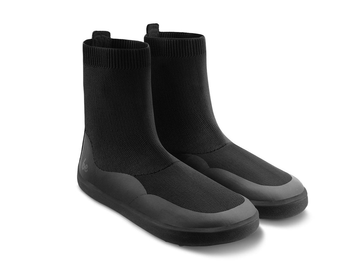 Barefoot Boots Be Lenka Venus - All Black 1  - OzBarefoot