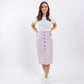 Women's Midi Skirt Be Lenka Essentials - Light Lilac 1 OzBarefoot Australia