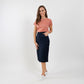 Women's Midi Skirt Be Lenka Essentials - Navy 1 OzBarefoot Australia