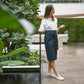 Women's Midi Skirt Be Lenka Essentials - Navy 6 OzBarefoot Australia
