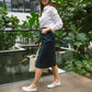 Women's Midi Skirt Be Lenka Essentials - Navy 7 OzBarefoot Australia