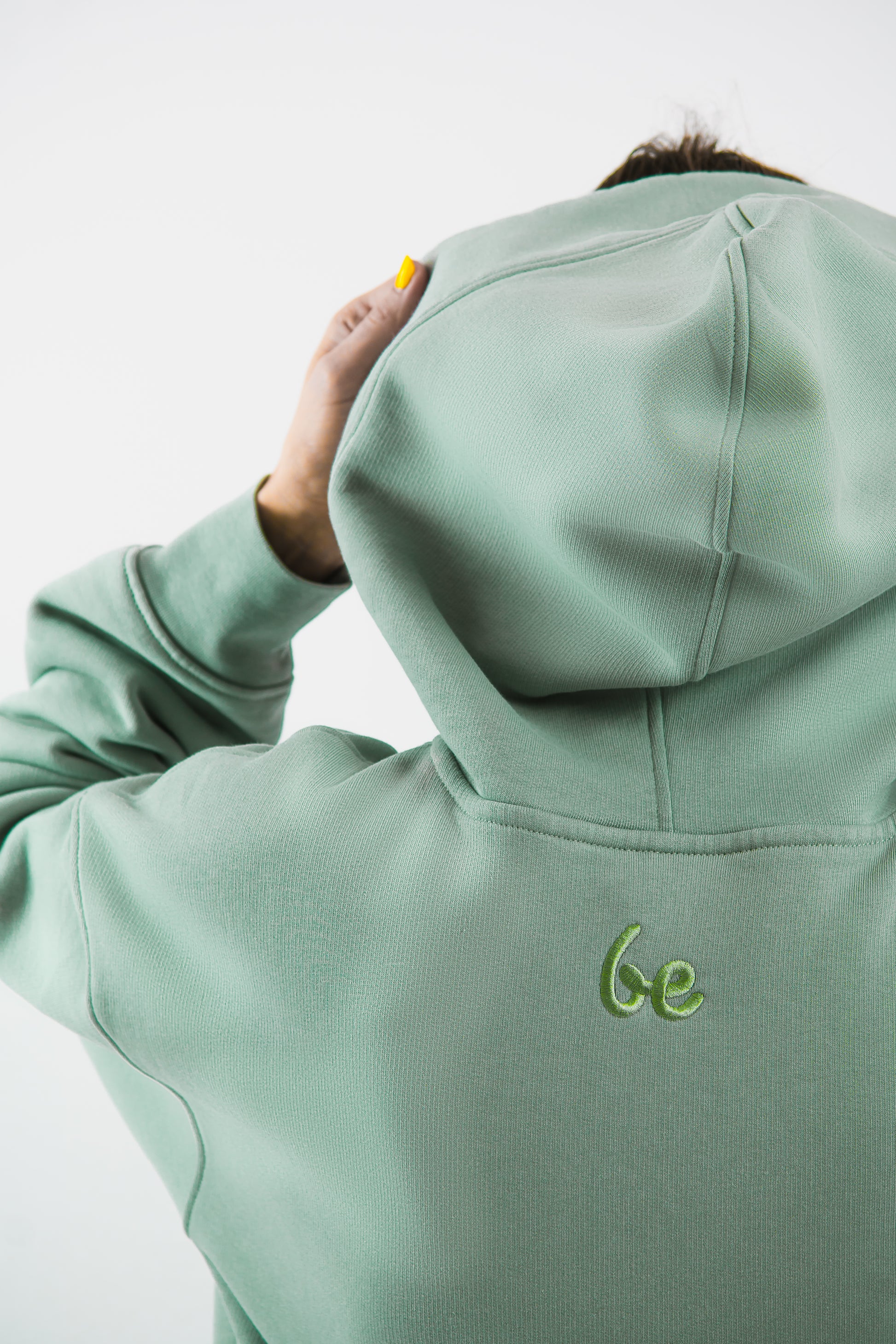 Women's Hoodie Be Lenka Essentials - Pistachio Green 4 OzBarefoot Australia