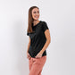 Women's Round Neck t-shirt Be Lenka Essentials - Jet Black 3 OzBarefoot Australia