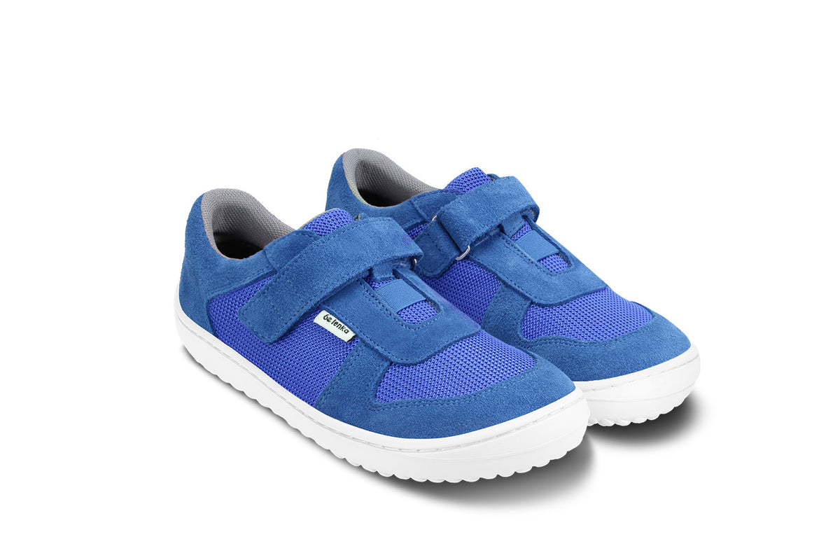 Be Lenka Kids barefoot sneakers Joy - Blue & White 3  - OzBarefoot