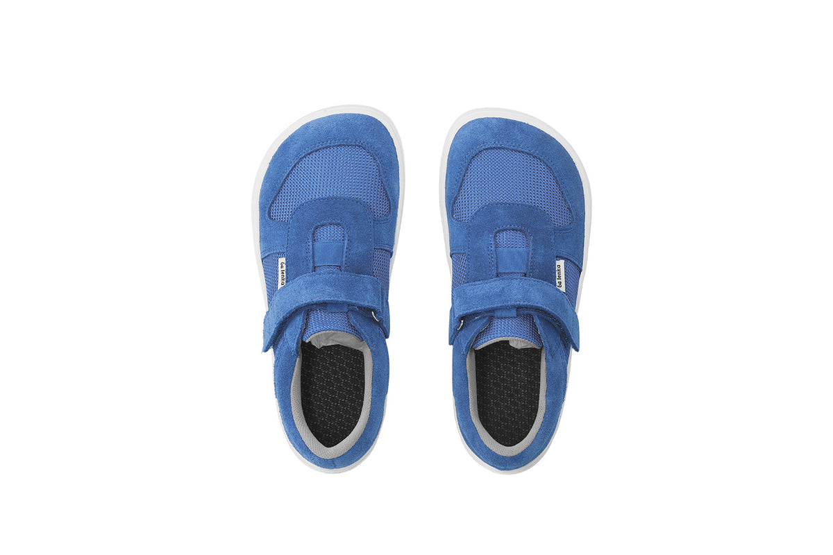 Be Lenka Kids barefoot sneakers Joy - Blue & White 5  - OzBarefoot