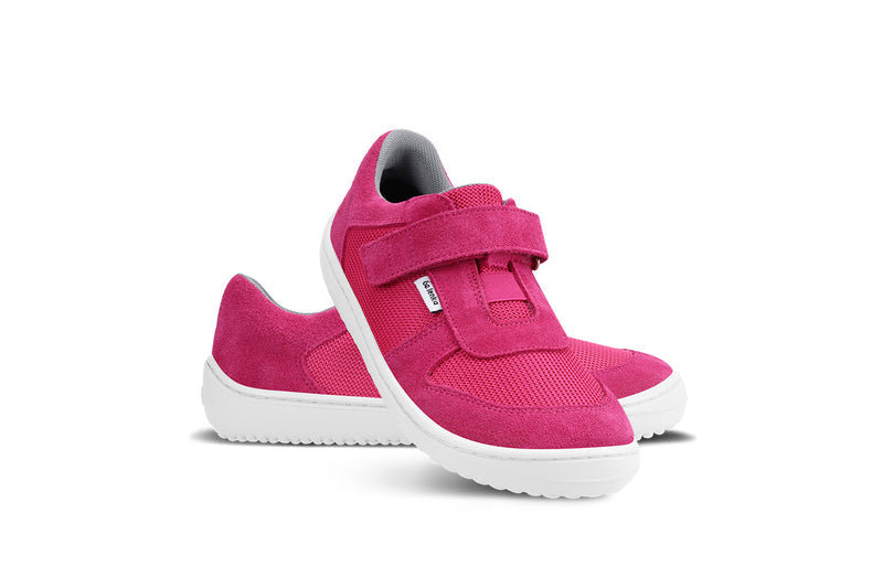 Be Lenka Kids barefoot sneakers Joy - Dark Pink & White 2  - OzBarefoot