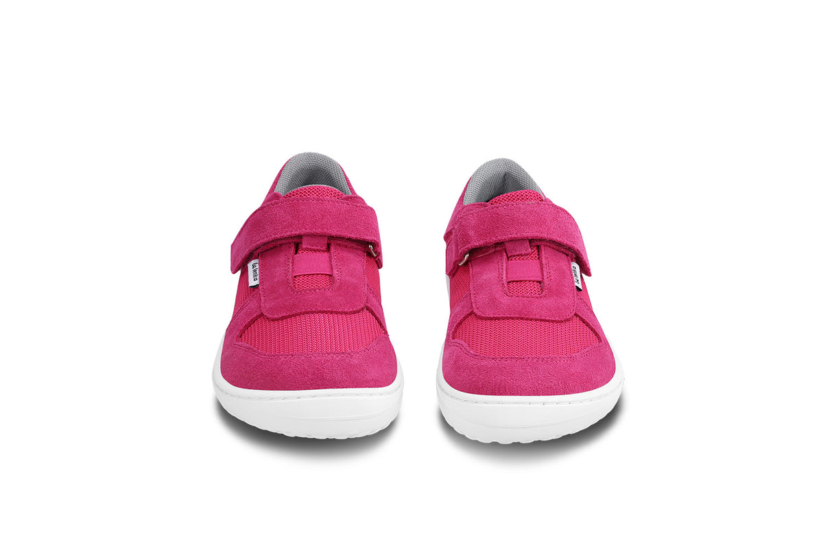 Be Lenka Kids barefoot sneakers Joy - Dark Pink & White 4  - OzBarefoot