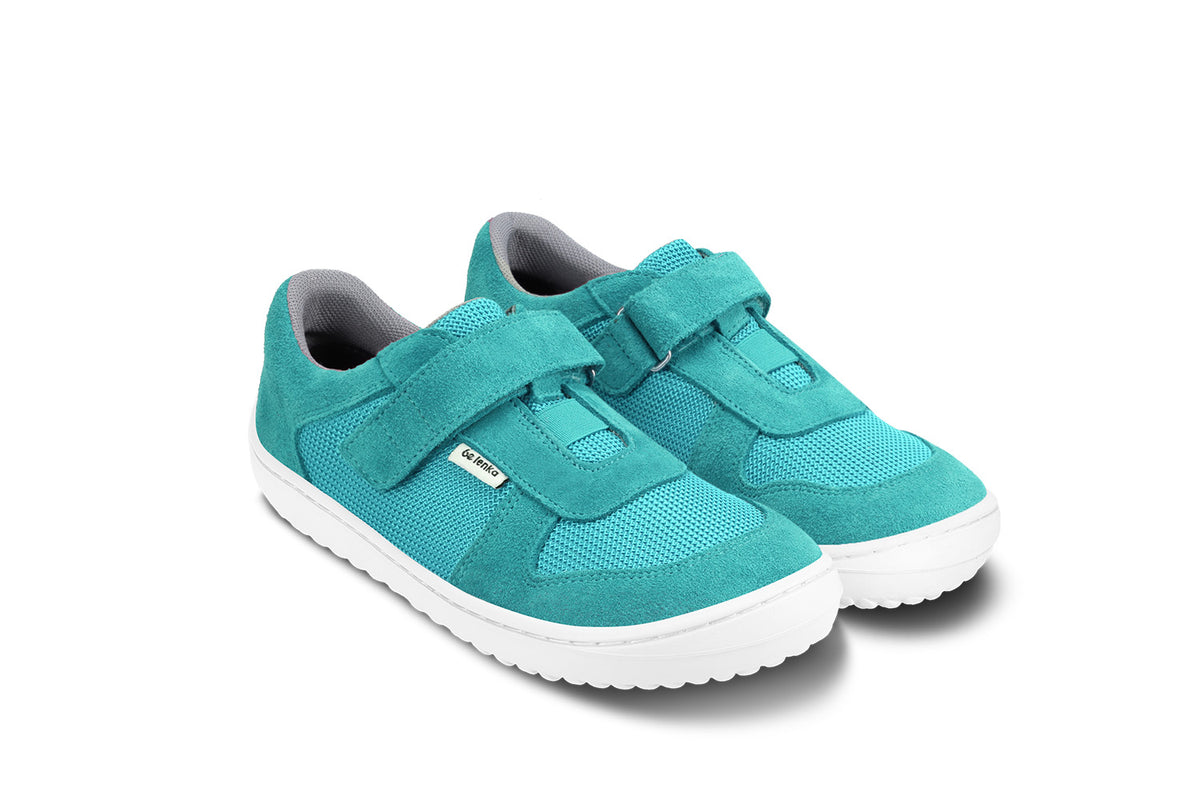 Be Lenka Kids barefoot sneakers Joy - Turquoise & White 3  - OzBarefoot
