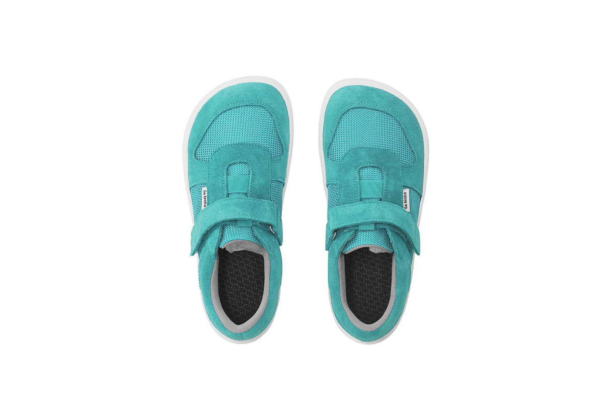 Be Lenka Kids barefoot sneakers Joy - Turquoise & White 5  - OzBarefoot