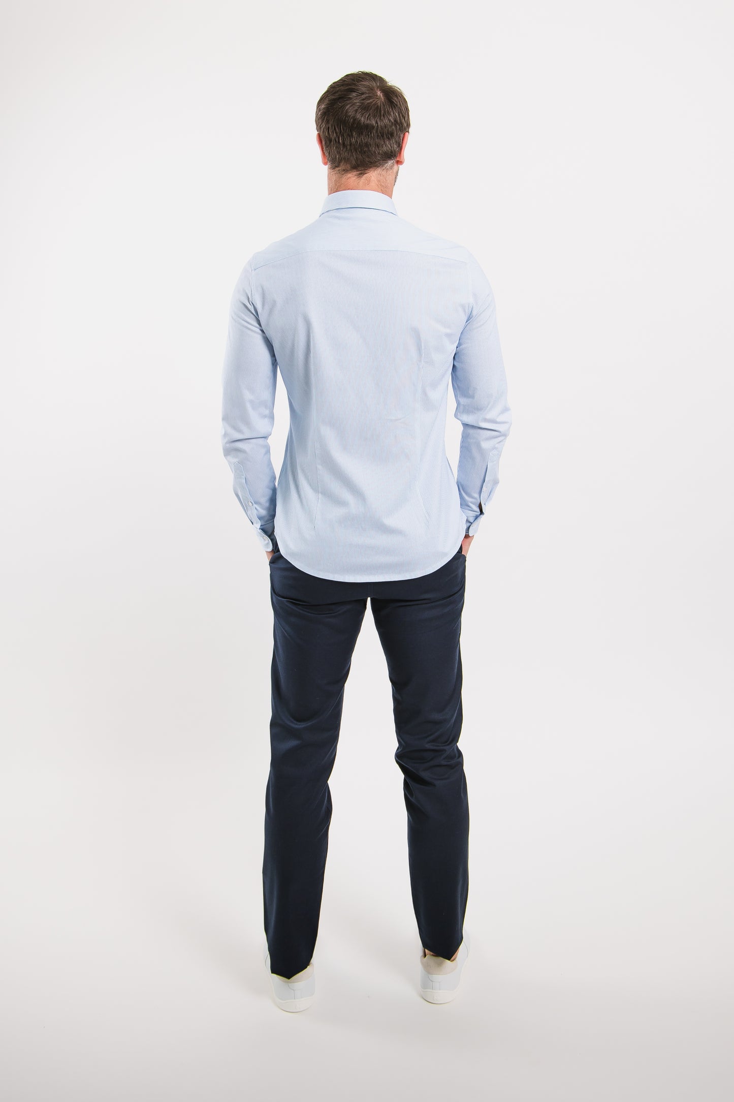 Men’s Shirt Regular Be Lenka Essentials - Blue and White 2 OzBarefoot Australia
