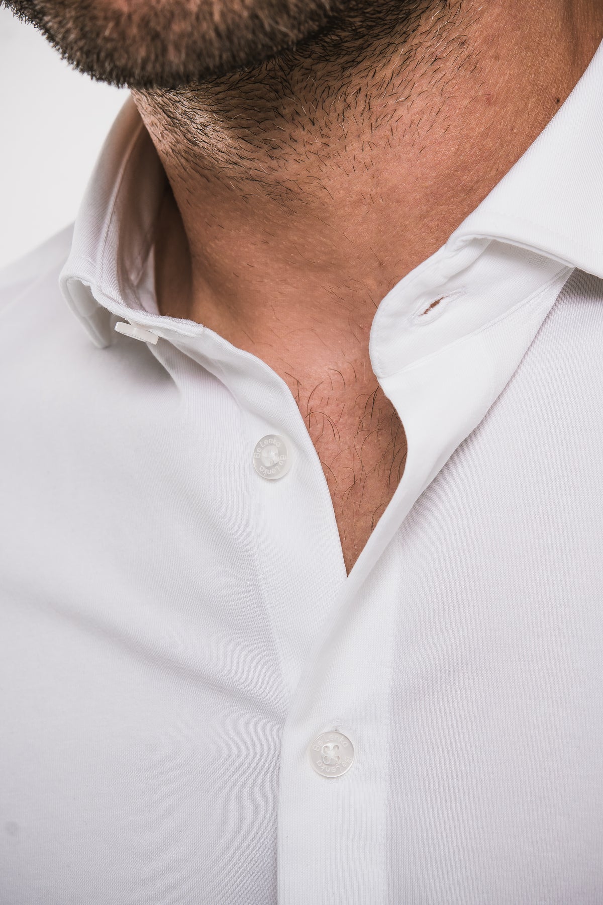 Men’s Shirt Slim Be Lenka Essentials - White 5 OzBarefoot Australia