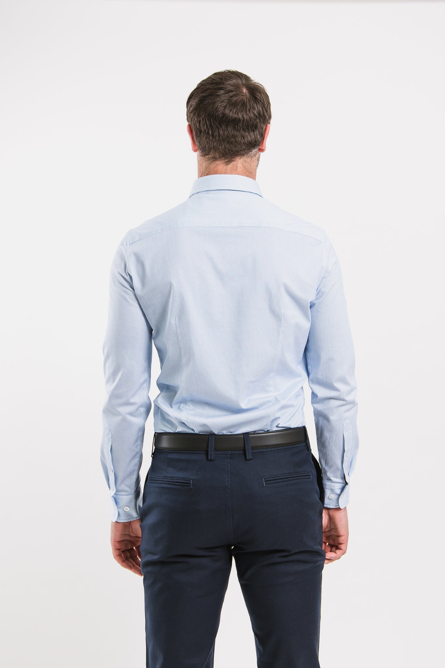 Men’s Shirt Slim Be Lenka Essentials - Blue and White 3 OzBarefoot Australia