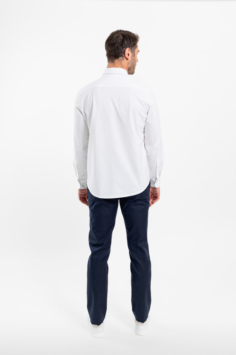 Men’s Shirt Slim Be Lenka Essentials - White 2 OzBarefoot Australia