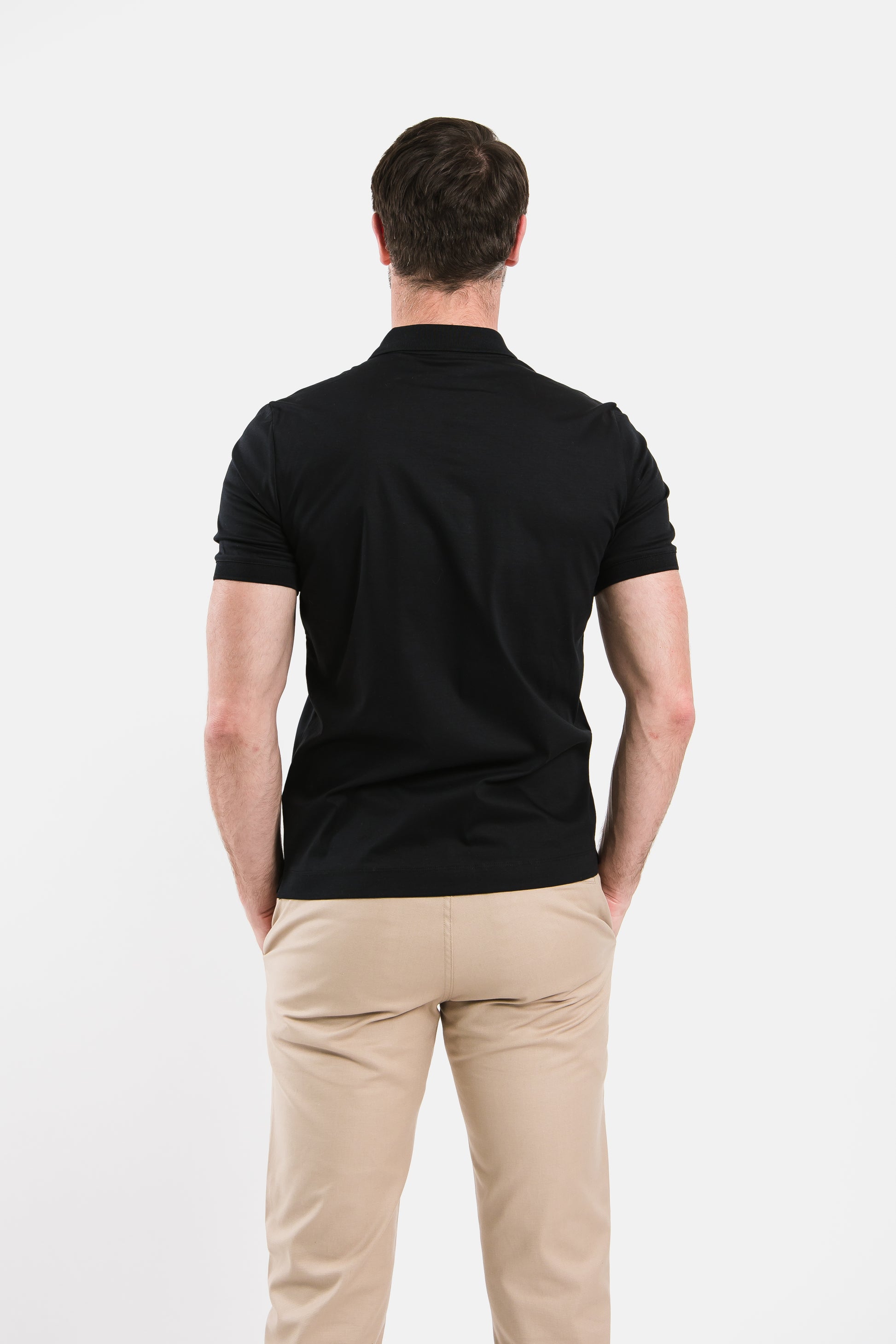 Men’s Polo-shirt Be Lenka Essentials - Jet Black 3 OzBarefoot Australia