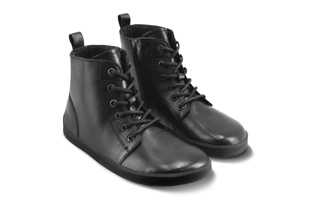 Winter Barefoot Boots Be Lenka Atlas - All Black 3 OzBarefoot Australia