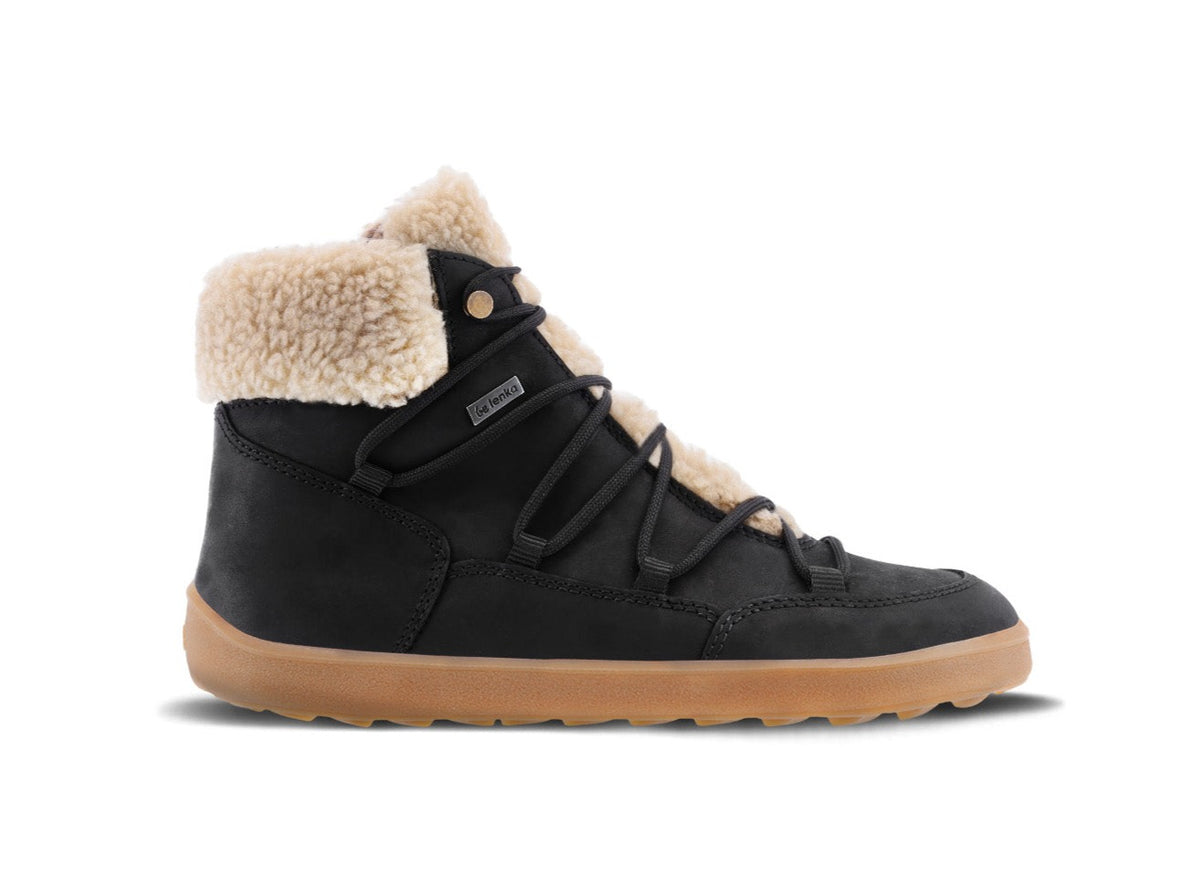 Winter Barefoot Boots Be Lenka Bliss - Black 1 OzBarefoot Australia