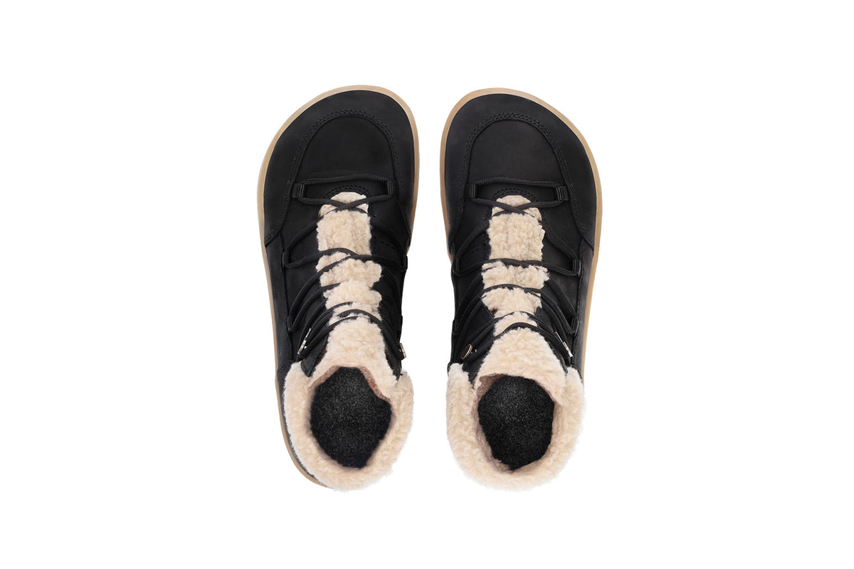 Winter Barefoot Boots Be Lenka Bliss - Black 7 OzBarefoot Australia