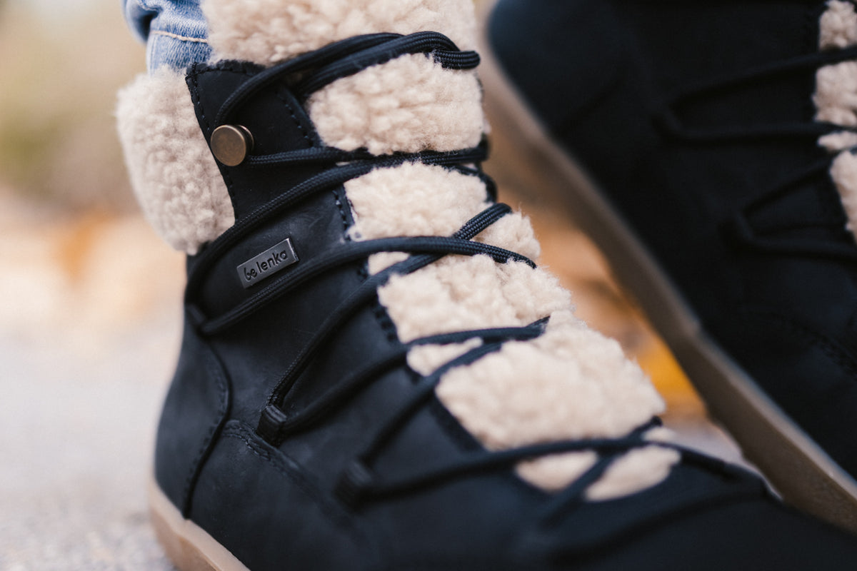 Winter Barefoot Boots Be Lenka Bliss - Black 10 OzBarefoot Australia