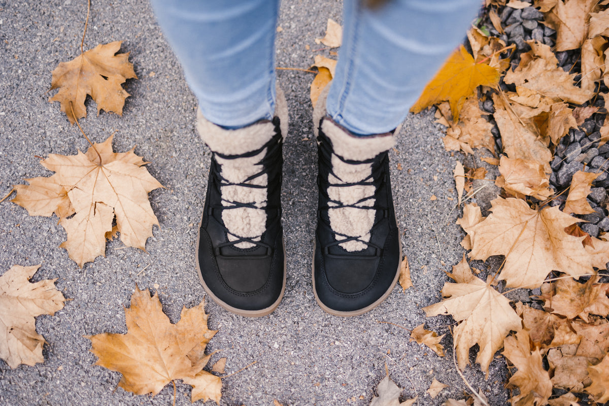 Winter Barefoot Boots Be Lenka Bliss - Black 15 OzBarefoot Australia