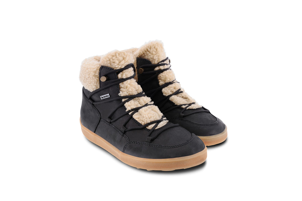 Winter Barefoot Boots Be Lenka Bliss - Black 17 OzBarefoot Australia