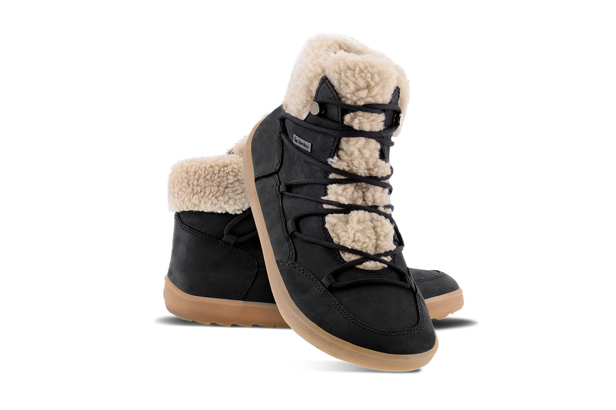Winter Barefoot Boots Be Lenka Bliss - Black 18 OzBarefoot Australia