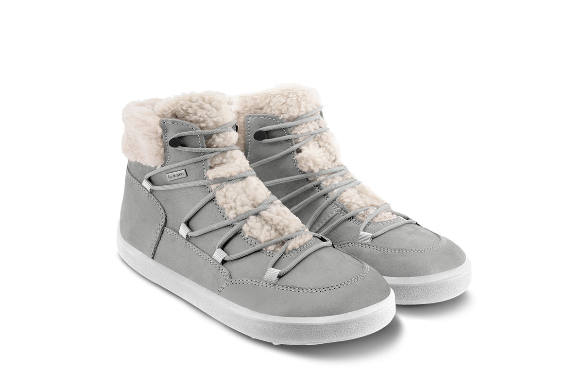 Winter Barefoot Boots Be Lenka Bliss - Cloud Grey 2 OzBarefoot Australia