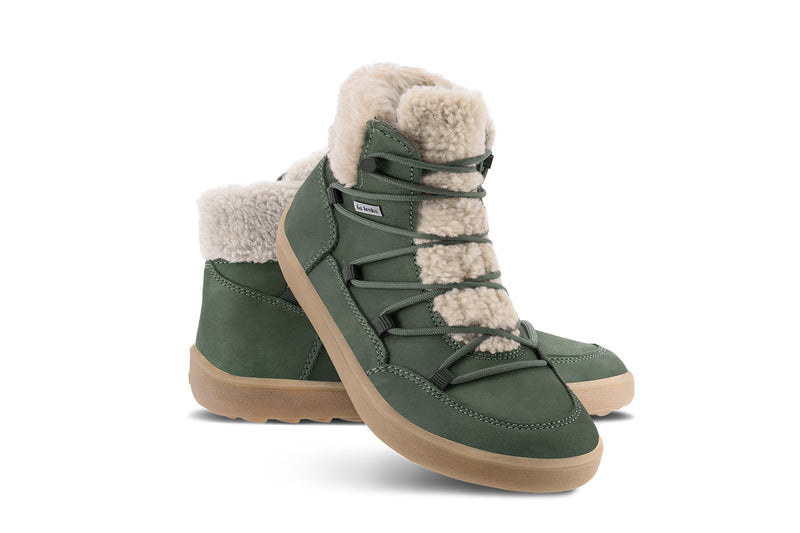 Winter Barefoot Boots Be Lenka Bliss -  Pine Green 1 OzBarefoot Australia