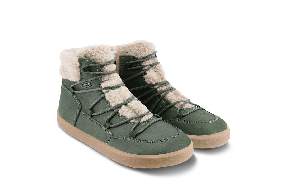 Winter Barefoot Boots Be Lenka Bliss -  Pine Green 2 OzBarefoot Australia