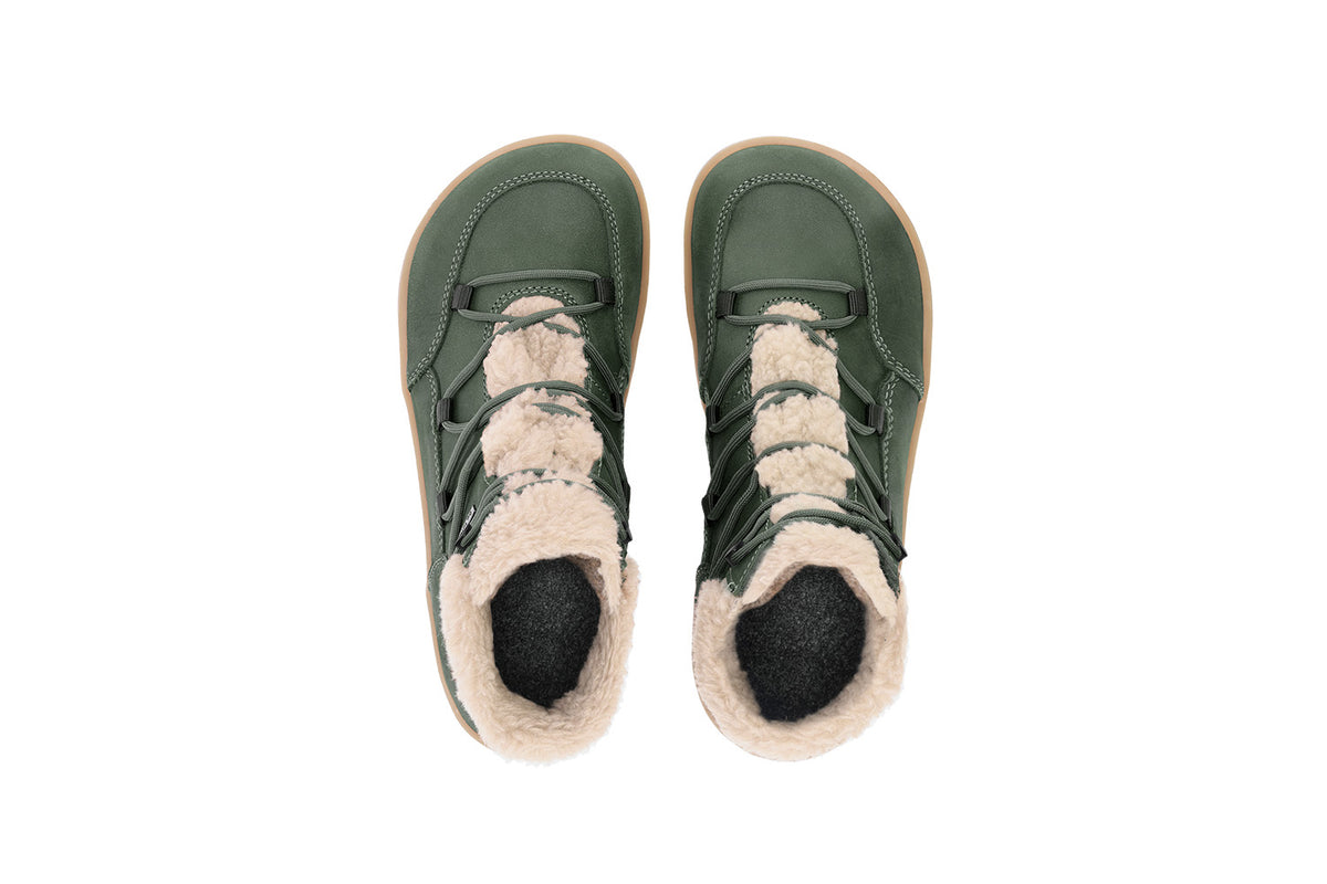 Winter Barefoot Boots Be Lenka Bliss -  Pine Green 3 OzBarefoot Australia