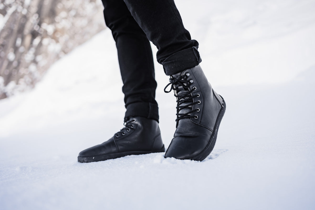 Winter Barefoot Boots Be Lenka Winter 3.0 - Black 6 OzBarefoot Australia