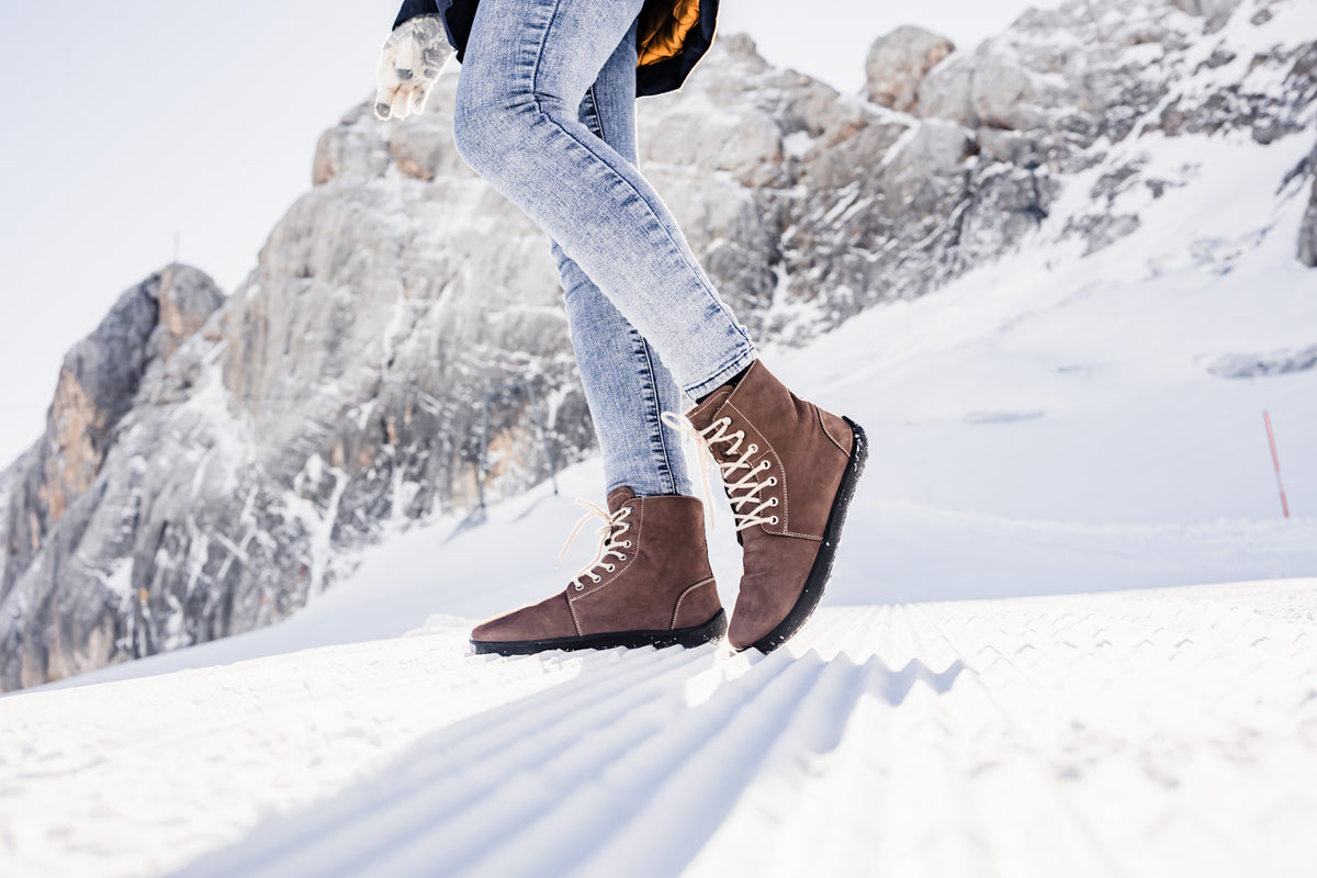 Winter Barefoot Boots Be Lenka Winter 3.0 - Chocolate 5 OzBarefoot Australia